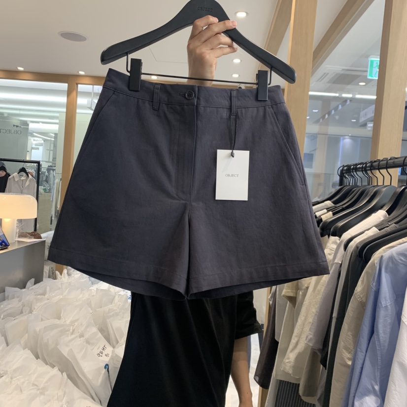 OBJECT韓國直郵實拍女士新品時尚26春夏職業休閑推薦短褲OBJECT短褲圖色3