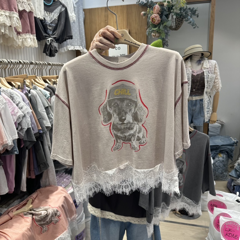 MARI CO韓國直郵實拍女裝新品26夏季推薦熱賣職業人氣T恤MARI COT恤圖色2
