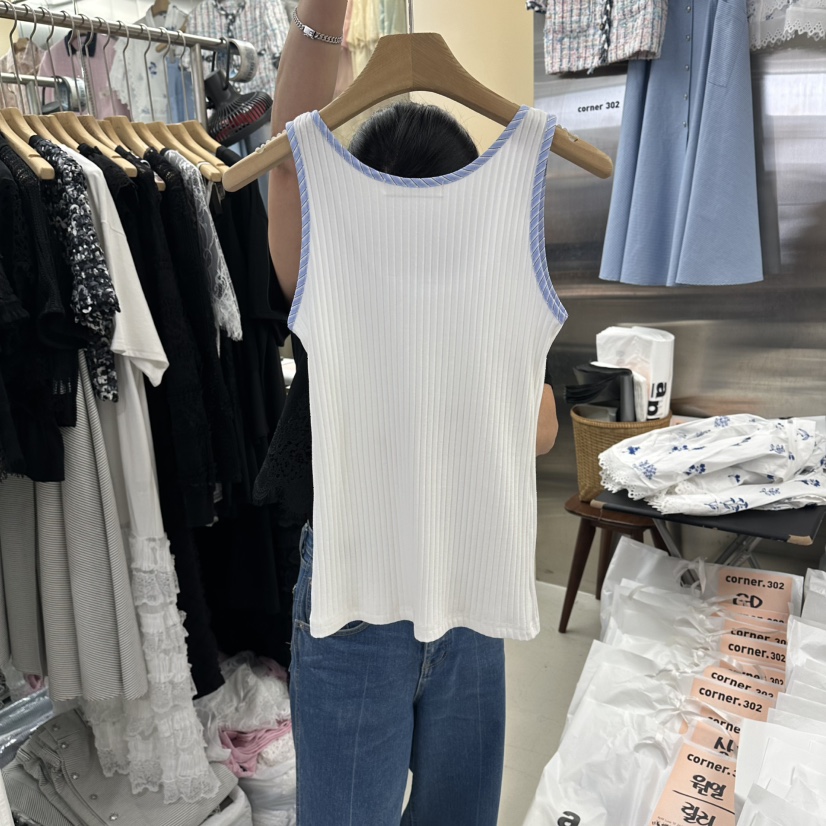 CORNER韓國東大門直郵女士新款熱賣26春夏推薦休閑吊帶背心CORNER.302吊帶/背心