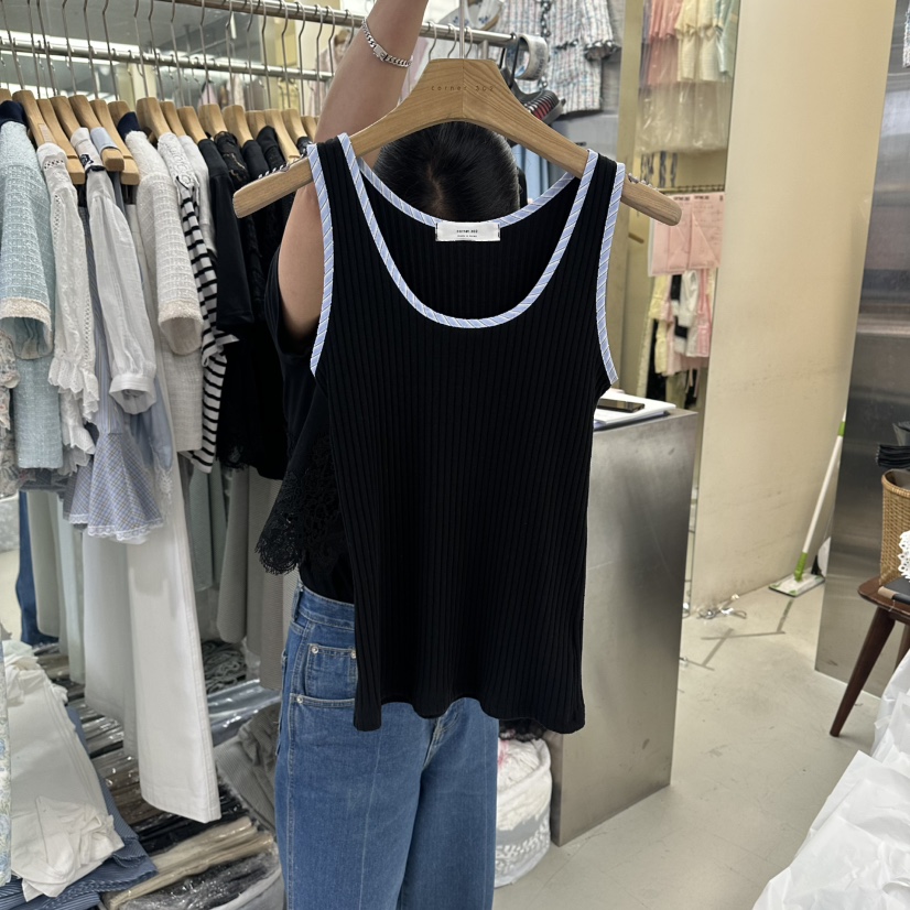 CORNER韓國東大門直郵女士新款熱賣26春夏推薦休閑吊帶背心CORNER.302吊帶/背心圖色2