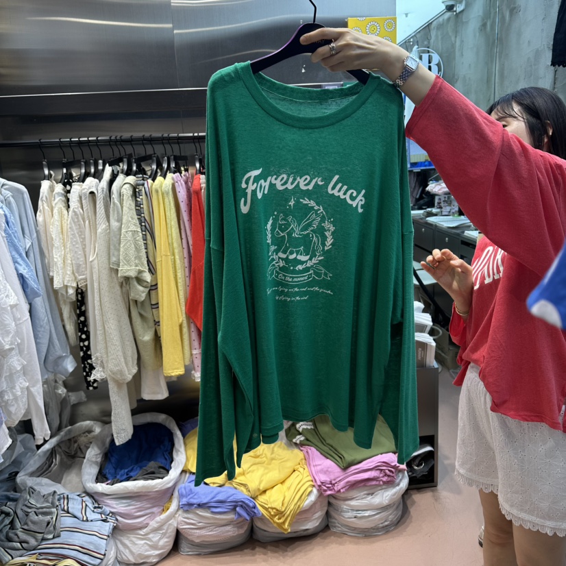 RUNWAY-런웨이韓國東大門直郵女裝新款推薦人氣26夏季長袖T恤RUNWAY長袖T恤圖色4