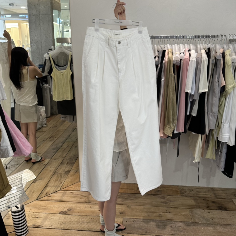 CREAM VILLA韓國代購女裝新品人氣休閑褲CREAMVILLA休閑褲圖色1