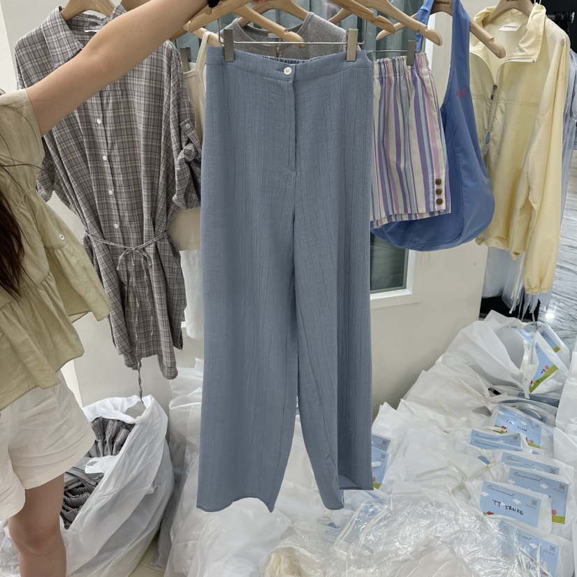OURMOMENT韓國直郵女士新品休閑人氣26春夏職業26夏季休閑褲OURMOMENT休閑褲圖色2
