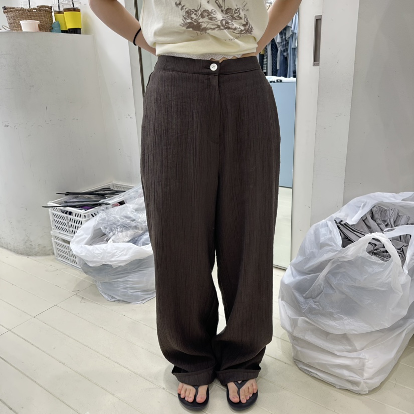 OURMOMENT韓國直郵女士新品休閑人氣26春夏職業26夏季休閑褲OURMOMENT休閑褲圖色3