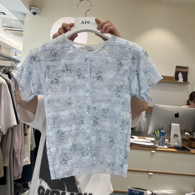 ARE東大門實拍韓國女裝新品職業休閑熱賣人氣推薦26春夏T恤ARE YOU/ARET恤圖色2