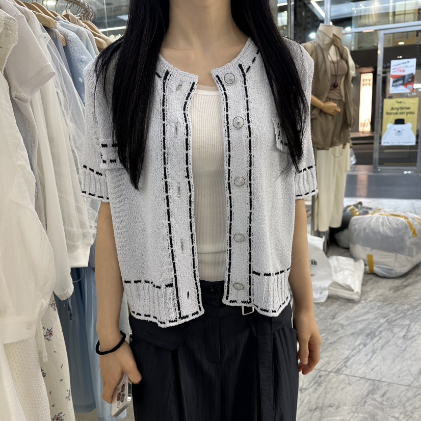 FOUNDATION東大門實拍韓國女裝新品時尚職業人氣熱賣針織衫FOUNDATION針織衫圖色1