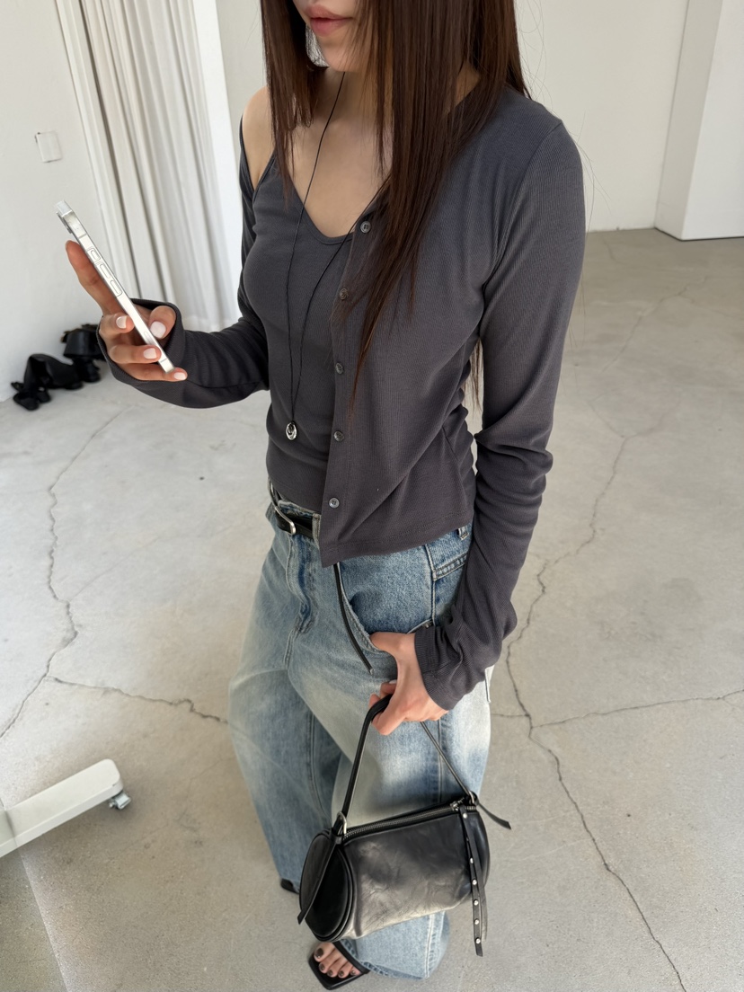 ACME韓國直郵實拍女士新款人氣職業推薦26夏季套裝羊毛開襟ACME套裝