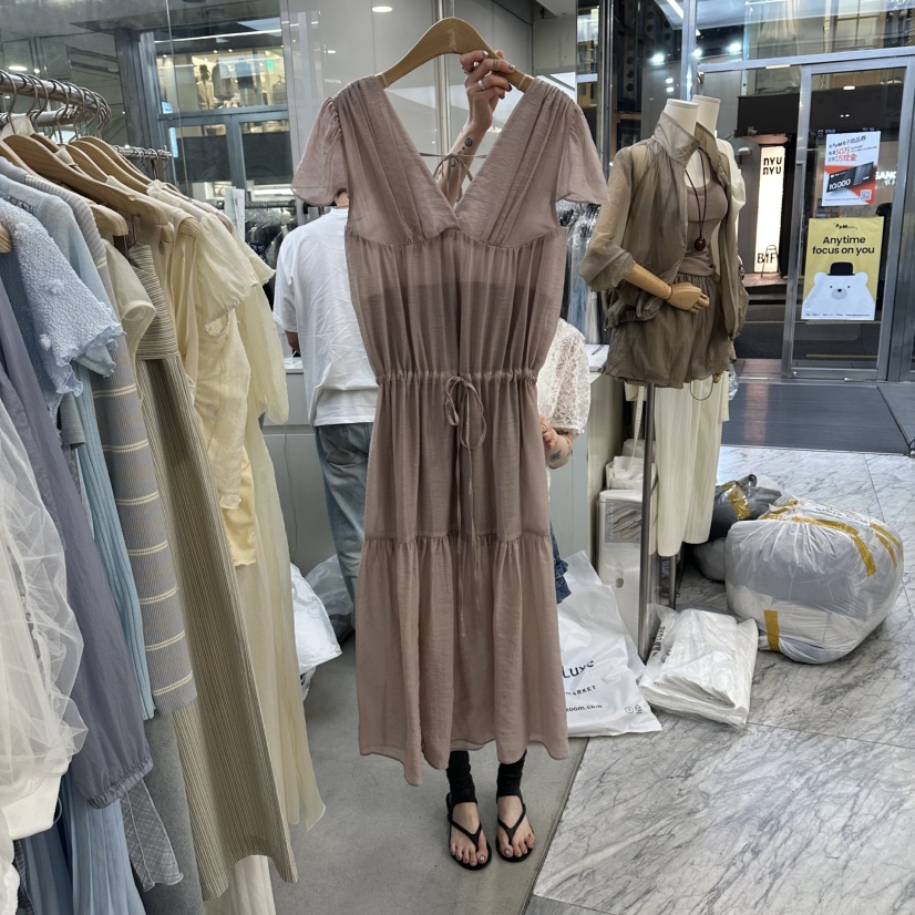 FOUNDATION韓國東大門代購女士新品26春夏推薦職業連衣裙FOUNDATION連衣裙圖色2