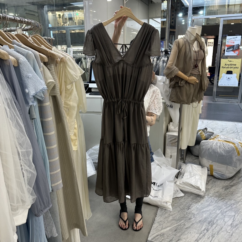 FOUNDATION韓國東大門代購女士新品26春夏推薦職業連衣裙FOUNDATION連衣裙圖色3