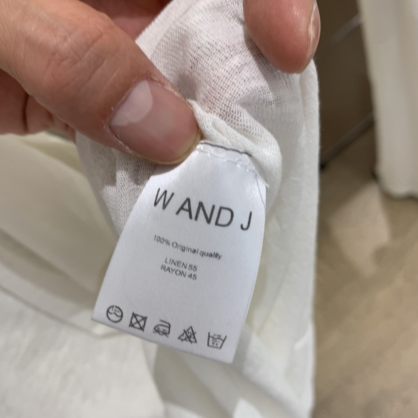 W AND J韓國直郵女士新品熱賣時尚26夏季休閑人氣T恤緞W AND JT恤