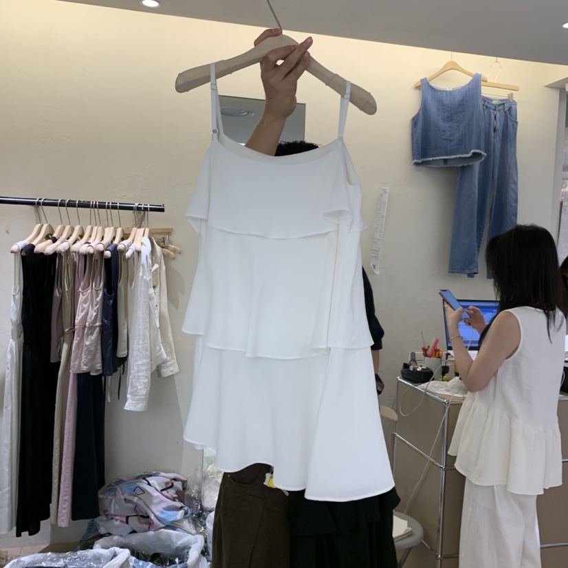 W AND J韓國東大門直郵女裝新款休閑熱賣時尚推薦連衣裙W AND J連衣裙