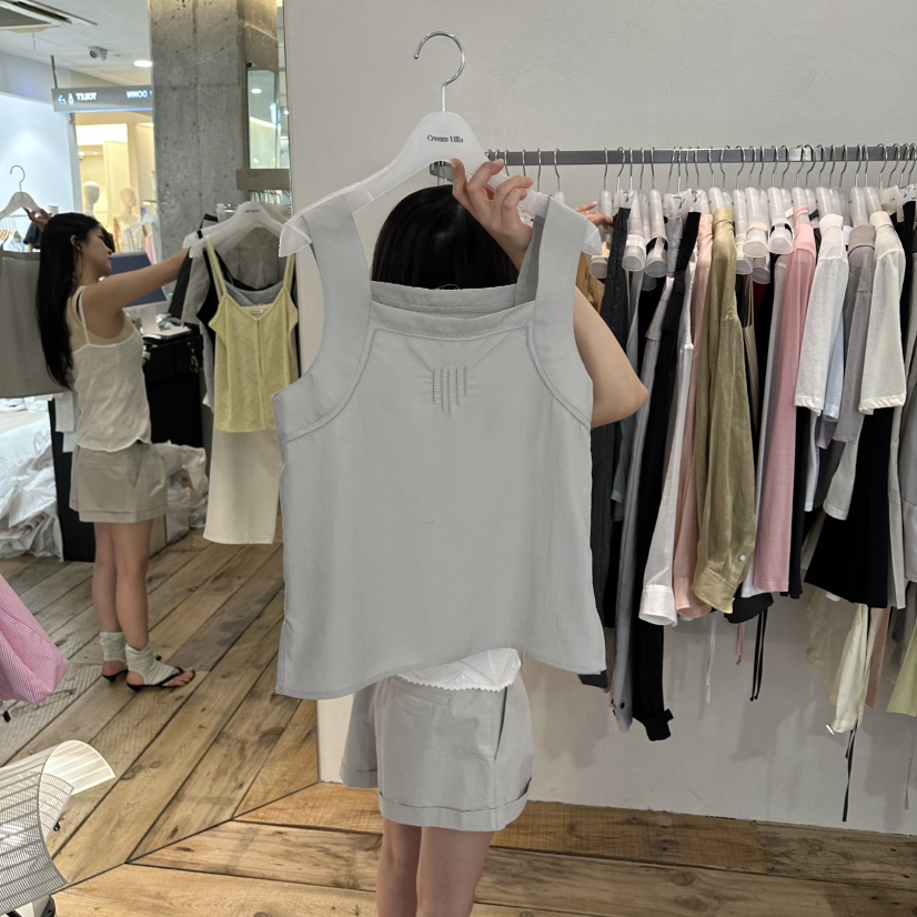 CREAM VILLA韓國直郵女士新品26春夏吊帶背心CREAMVILLA吊帶/背心圖色2