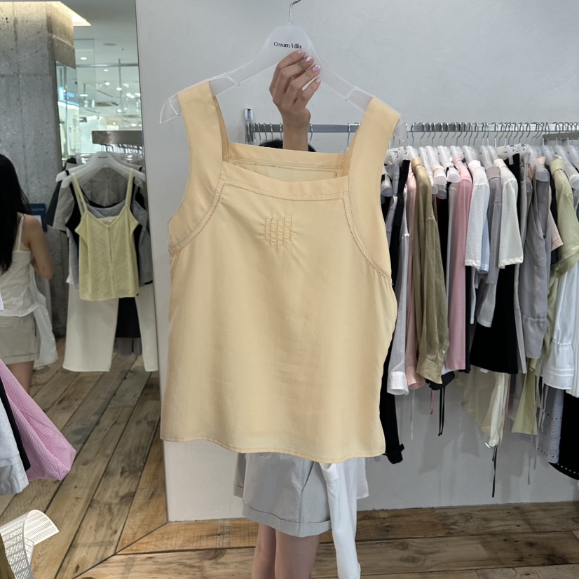 CREAM VILLA韓國直郵女士新品26春夏吊帶背心CREAMVILLA吊帶/背心圖色3