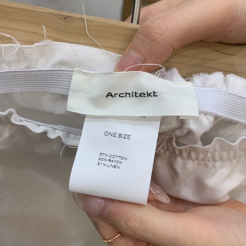 ARCHITEKT韓國直郵女裝新品熱賣26春夏26夏季半身裙中短裙亞麻ARCHITEKT半身裙/中短裙