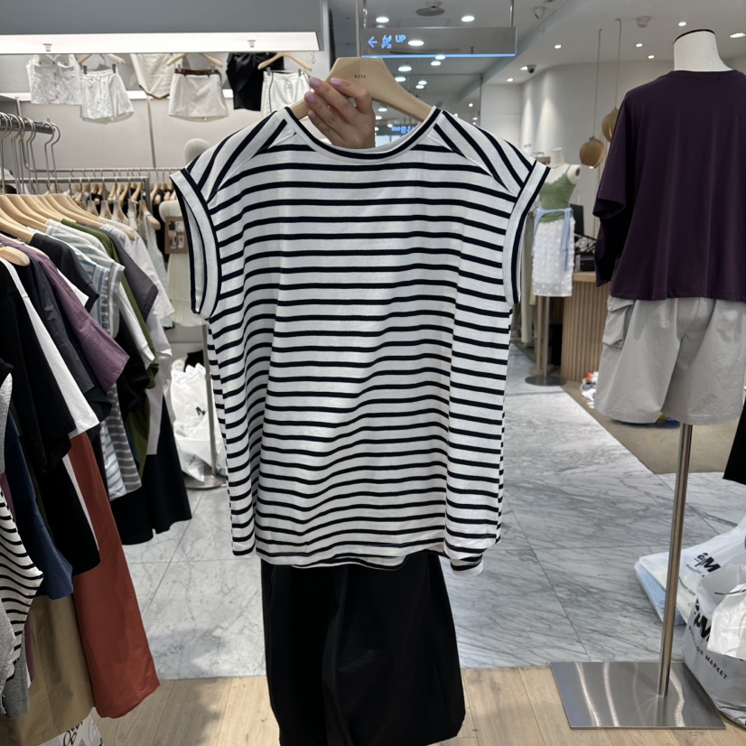 REVE-L韓國直郵女士新品休閑26春夏26夏季人氣吊帶背心褶皺REVE-L吊帶/背心圖色3