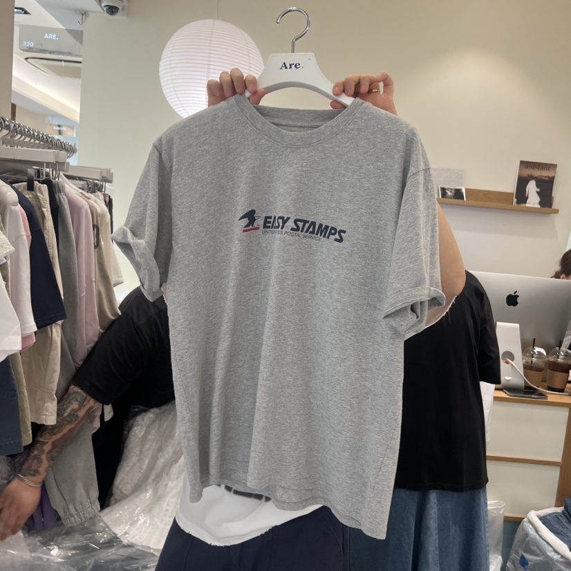 ARE韓國直郵女士新品職業26夏季26春夏休閑時尚推薦人氣T恤ARE YOU/ARET恤圖色3