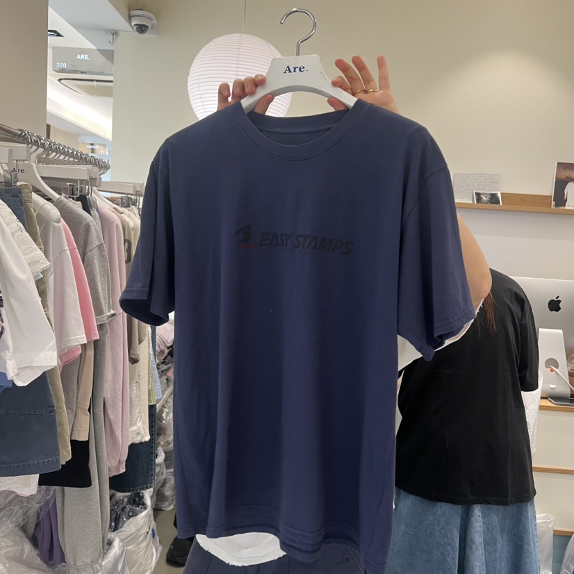 ARE韓國直郵女士新品職業26夏季26春夏休閑時尚推薦人氣T恤ARE YOU/ARET恤圖色4