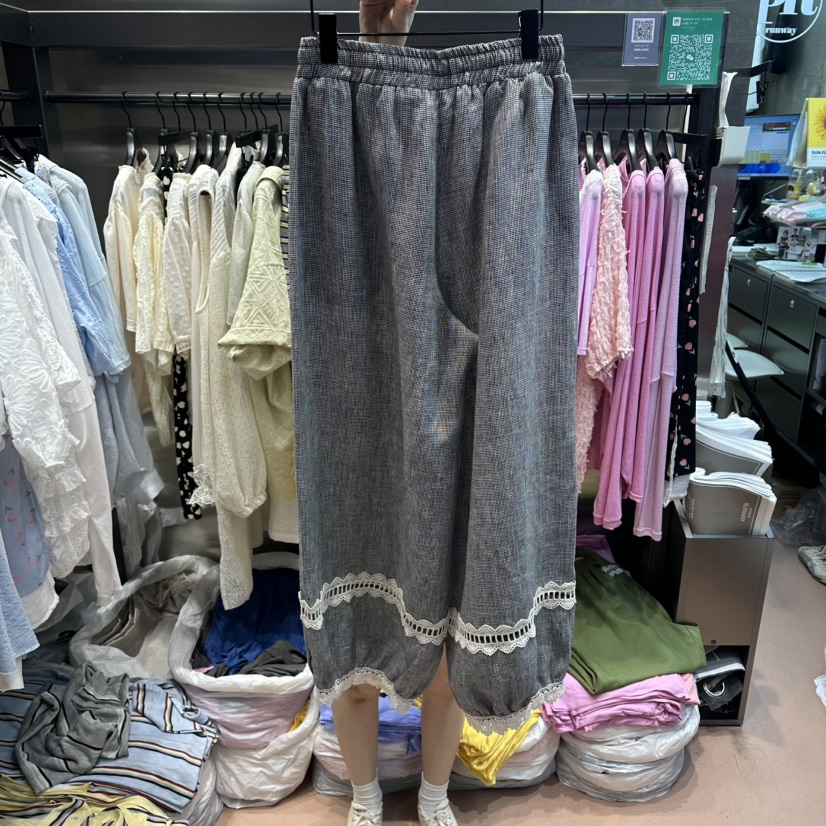 RUNWAY-런웨이韓國東大門直郵女士新品熱賣時尚26夏季休閑褲RUNWAY休閑褲