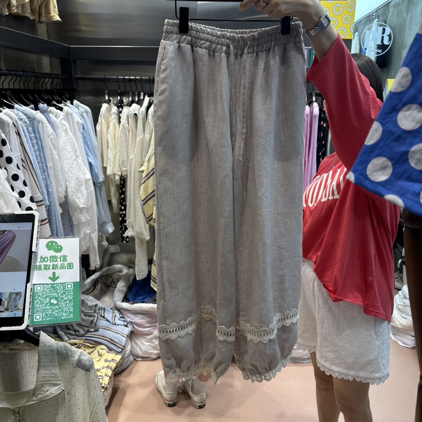 RUNWAY-런웨이韓國東大門直郵女士新品熱賣時尚26夏季休閑褲RUNWAY休閑褲圖色1
