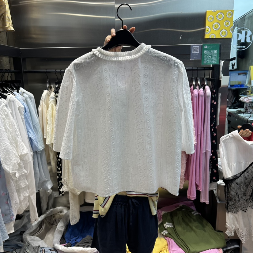 RUNWAY-런웨이東大門實拍韓國女裝新品時尚推薦襯衫蕾絲衫RUNWAY襯衫/蕾絲衫