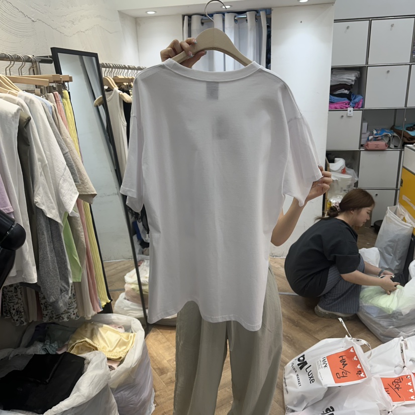 DE LINE韓國代購女裝新品時尚26夏季人氣職業熱賣26春夏T恤DE LINET恤