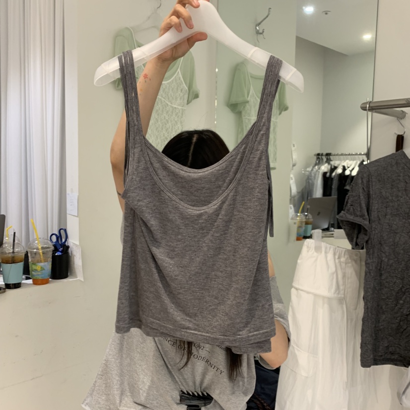 AUBE韓國東大門直郵女士新品人氣職業休閑時尚26夏季吊帶背心AUBE吊帶/背心圖色3