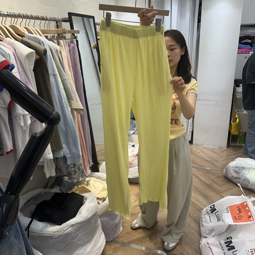 DE LINE東大門實拍韓國女士新款推薦26夏季26春夏休閑褲DE LINE休閑褲圖色2