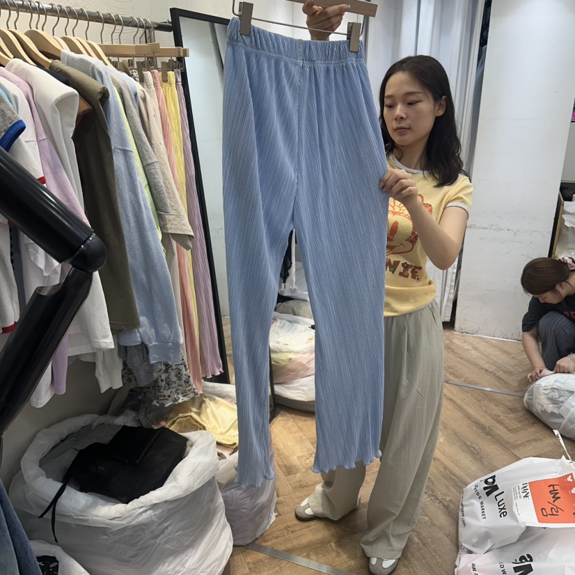 DE LINE東大門實拍韓國女士新款推薦26夏季26春夏休閑褲DE LINE休閑褲圖色3