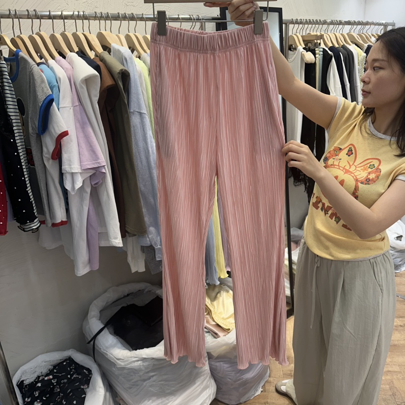 DE LINE東大門實拍韓國女士新款推薦26夏季26春夏休閑褲DE LINE休閑褲圖色4