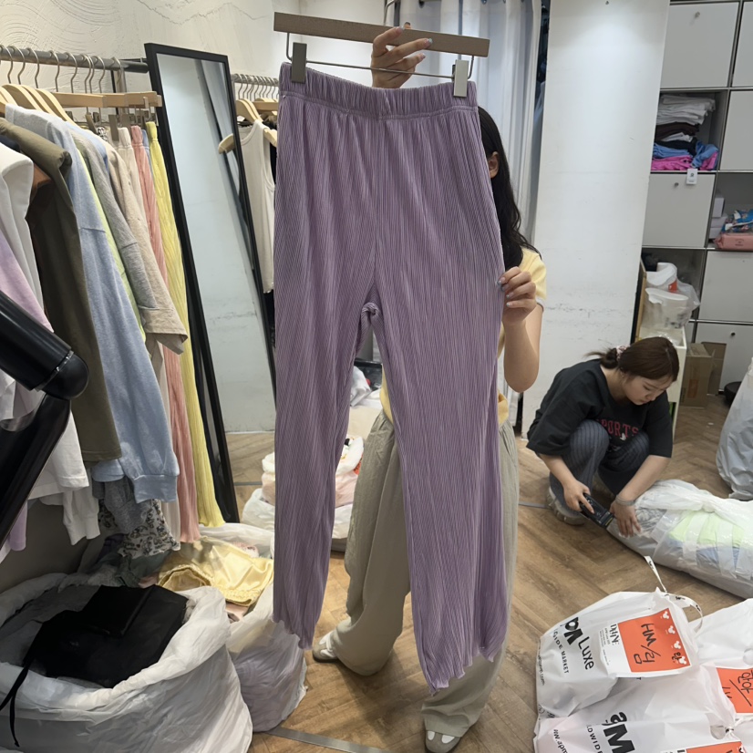 DE LINE東大門實拍韓國女士新款推薦26夏季26春夏休閑褲DE LINE休閑褲圖色5