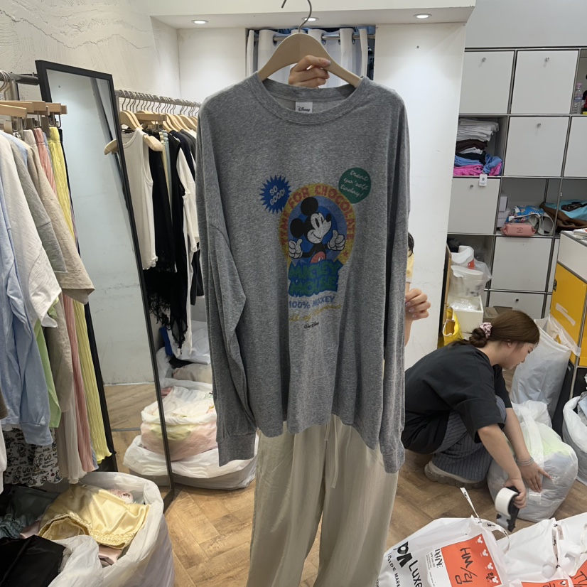 DE LINE韓國東大門代購女士新品休閑人氣職業推薦長袖T恤DE LINE長袖T恤圖色3