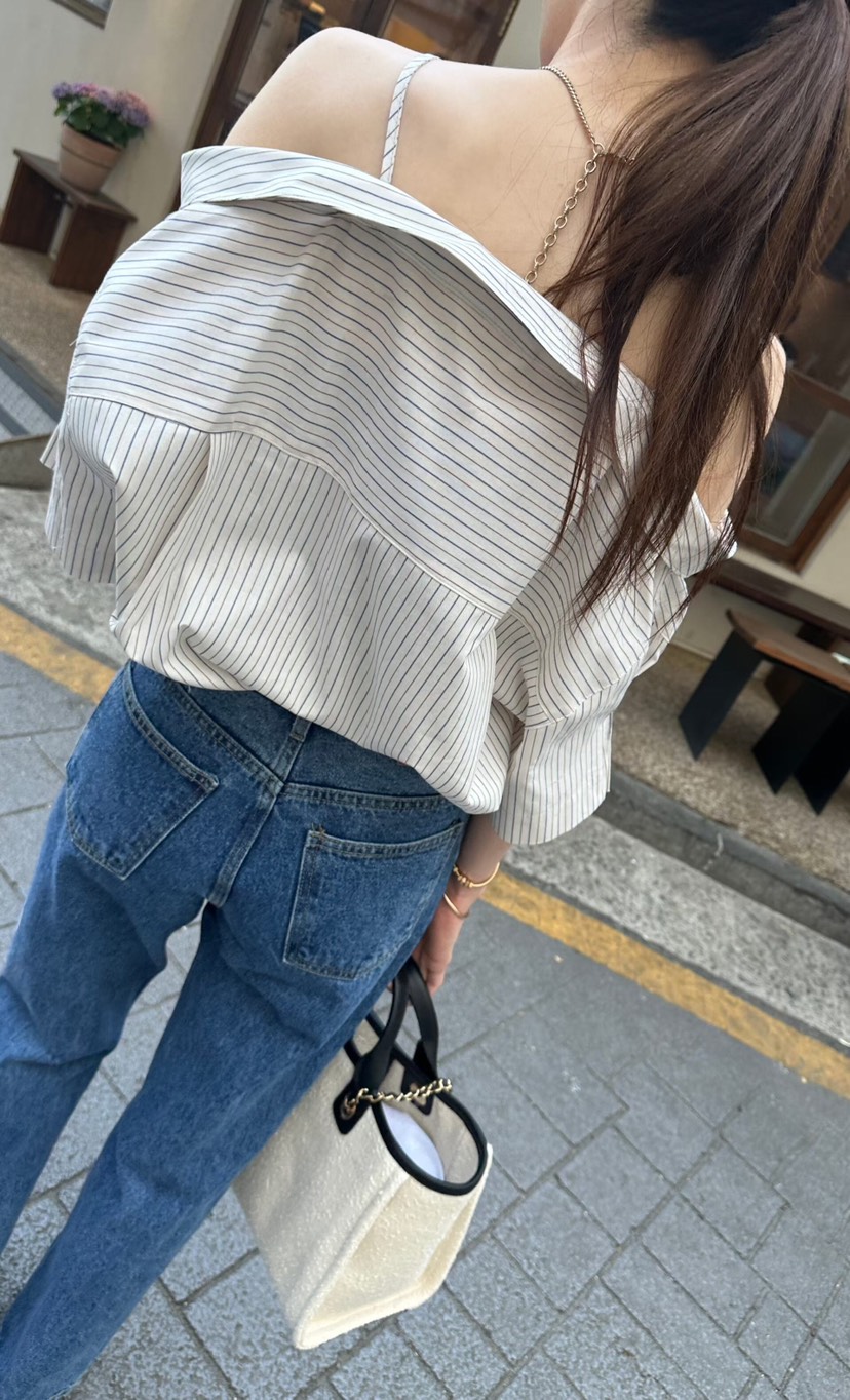 GENTLE B/LOVENTINA東大門實拍韓國女士新款26春夏牛仔褲不含腰帶GENTLE B/LOVENTINA牛仔褲