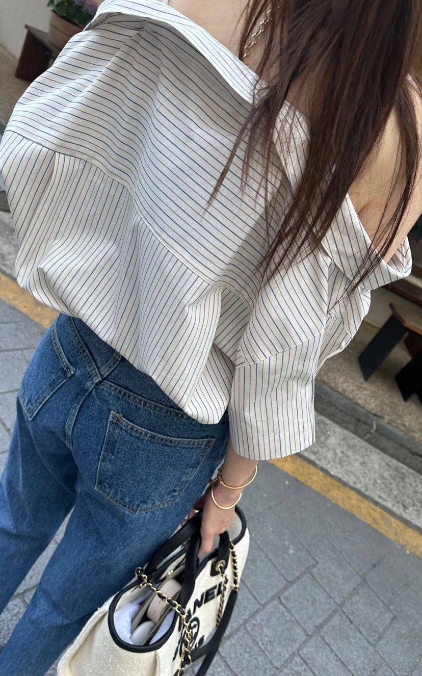 GENTLE B/LOVENTINA東大門實拍韓國女士新款26春夏牛仔褲不含腰帶GENTLE B/LOVENTINA牛仔褲