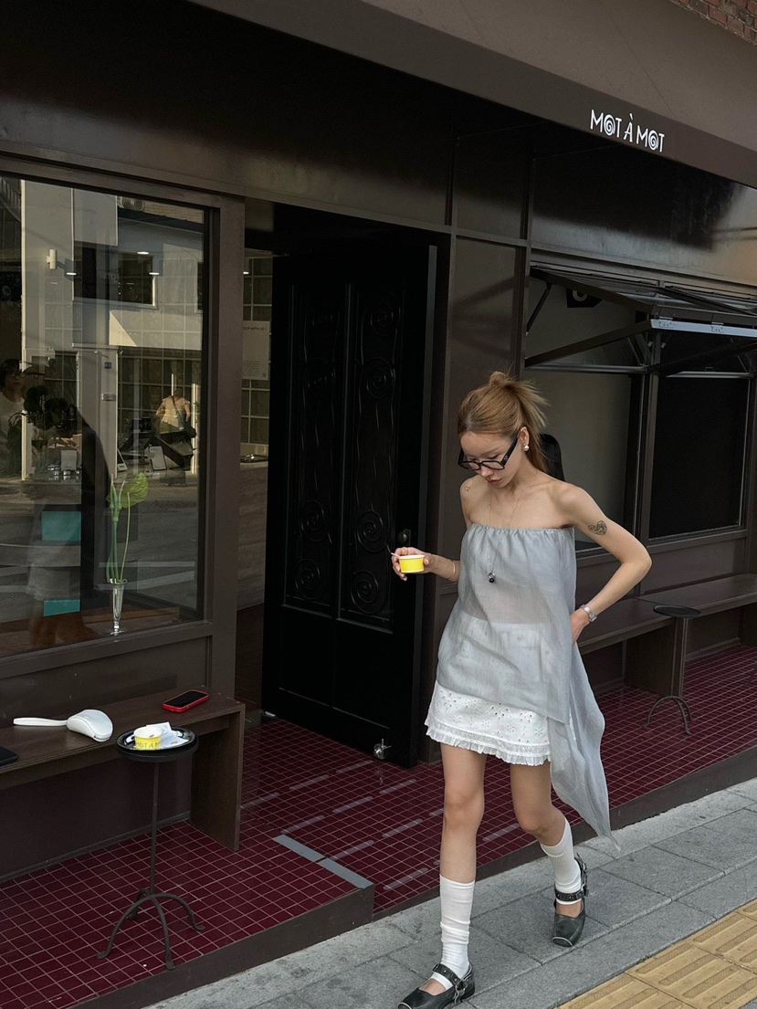 ZEROZERO韓國東大門直郵女士新品人氣熱賣職業吊帶背心露肩ZEROZERO吊帶/背心