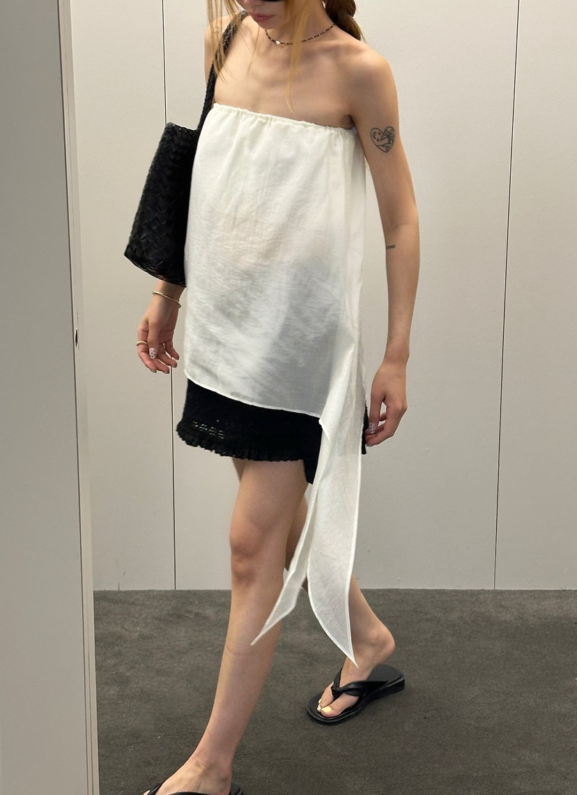 ZEROZERO韓國東大門直郵女士新品人氣熱賣職業吊帶背心露肩ZEROZERO吊帶/背心圖色2
