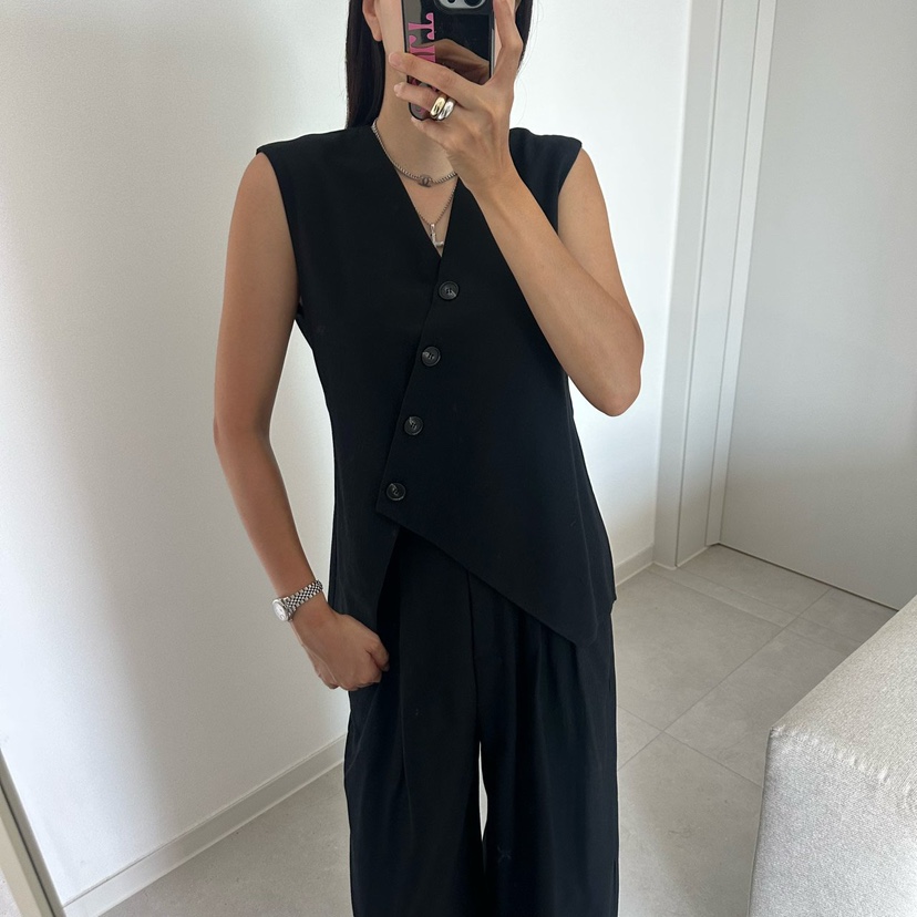 SOUIT韓國直郵女裝新款熱賣26夏季時尚人氣26春夏職業馬甲SOUIT by mabel-L馬甲圖色2