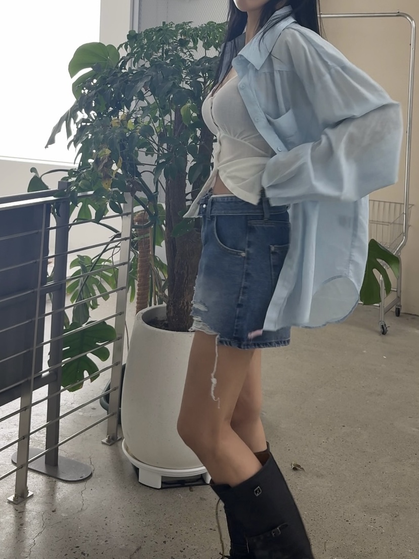 AB韓國代購女裝新品26春夏人氣熱賣26夏季休閑襯衫蕾絲衫AB襯衫/蕾絲衫
