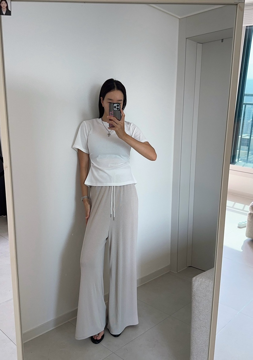 SOUIT韓國直郵女士新品休閑人氣熱賣職業推薦時尚休閑褲撞色SOUIT by mabel-L休閑褲