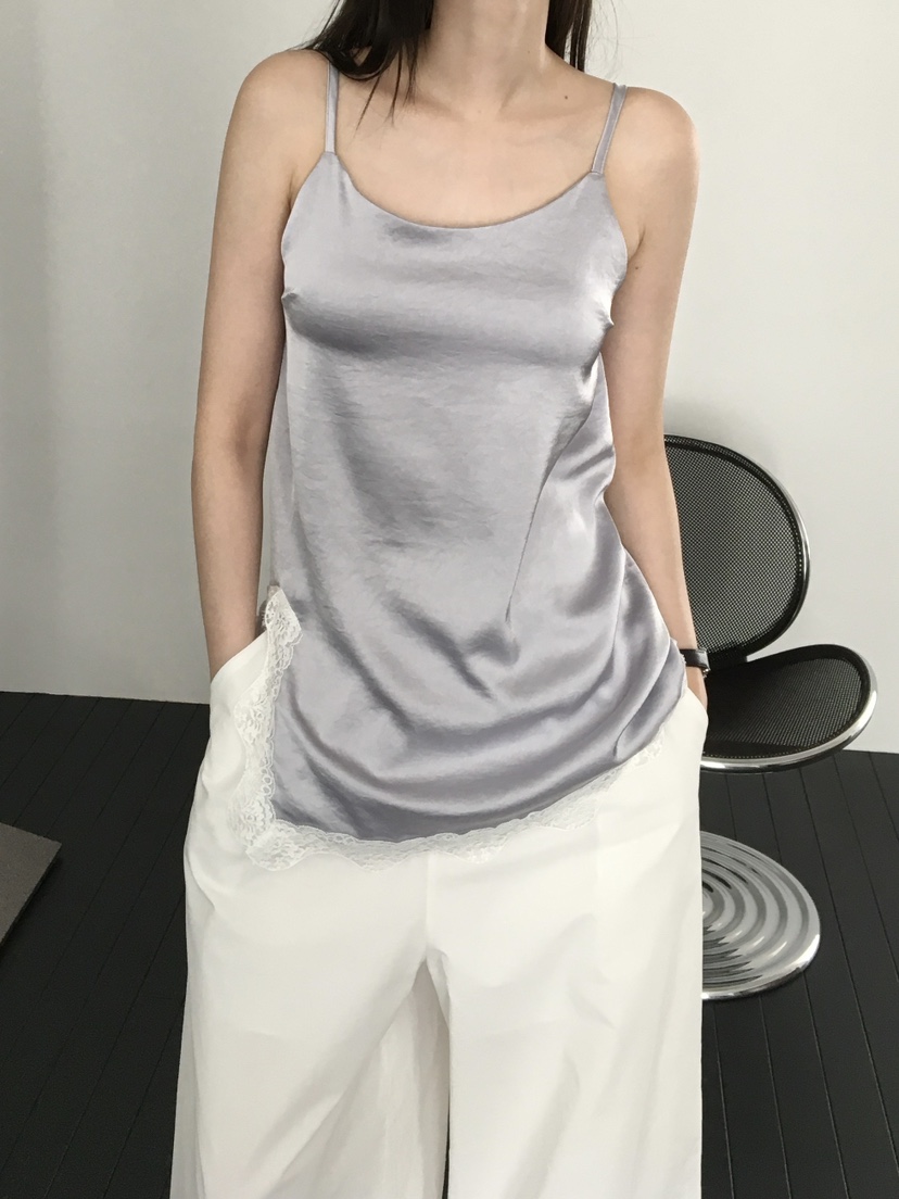 LEGACY韓國代購女裝新品人氣推薦職業26夏季吊帶背心蕾絲開衩LEGACY吊帶/背心