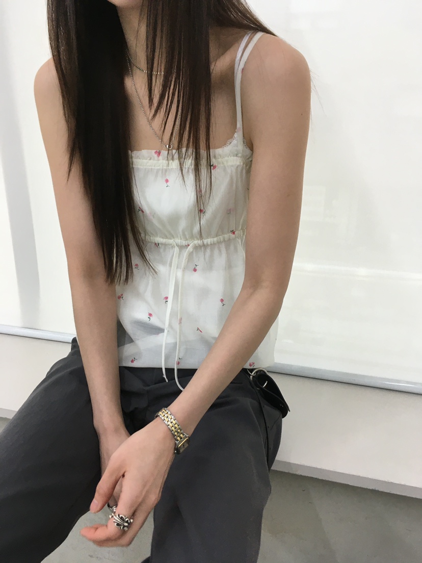MINIMUZE韓國直郵女裝新款26夏季休閑時尚推薦吊帶背心小花MINIMUZE吊帶/背心