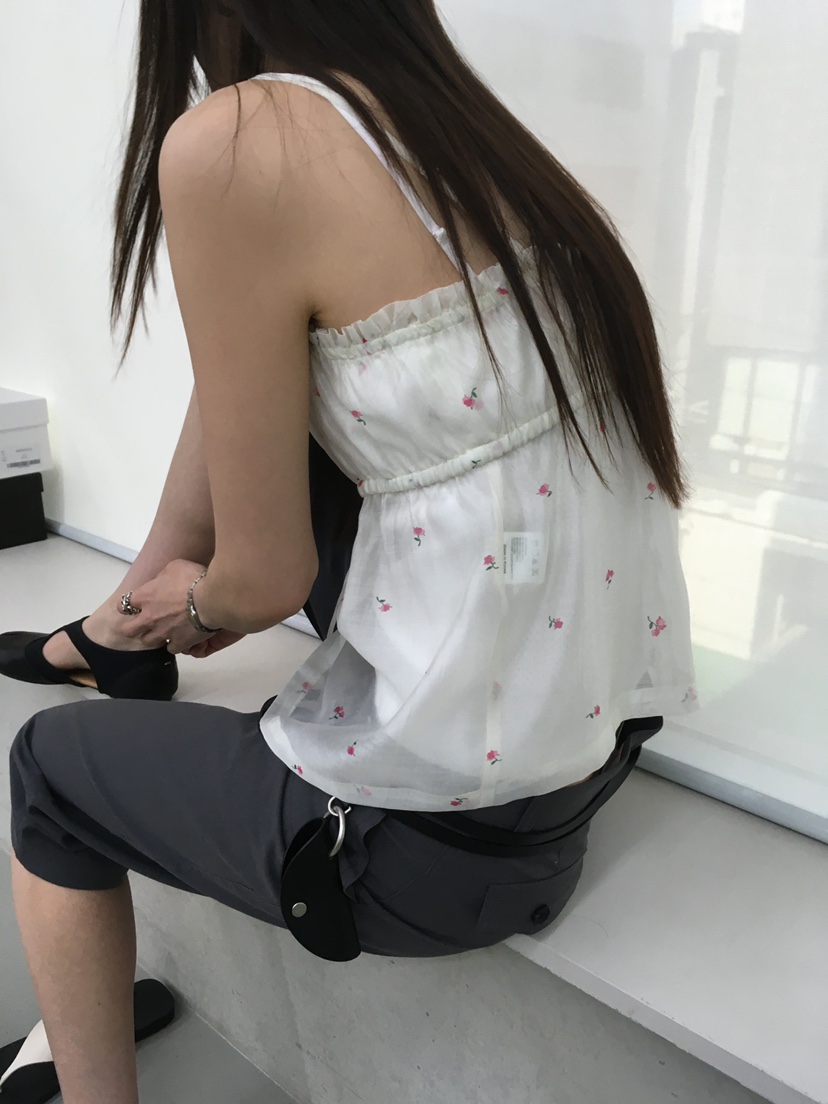 MINIMUZE韓國直郵女裝新款26夏季休閑時尚推薦吊帶背心小花MINIMUZE吊帶/背心