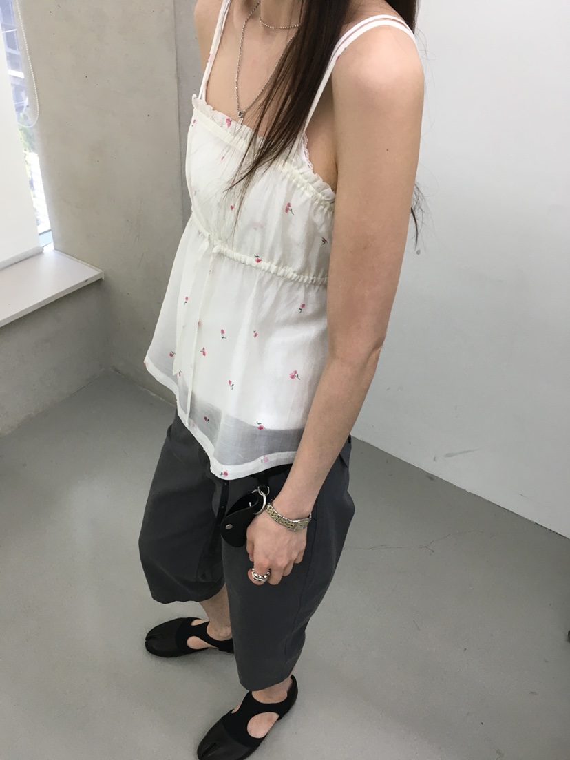 MINIMUZE韓國直郵女裝新款26夏季休閑時尚推薦吊帶背心小花MINIMUZE吊帶/背心