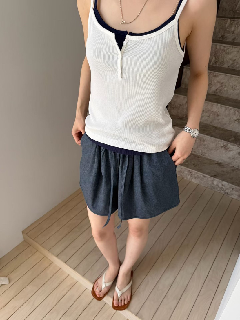 ARKIE/TAF韓國東大門直郵女士新品休閑26夏季短褲含腰繩ARKIE/TAF短褲