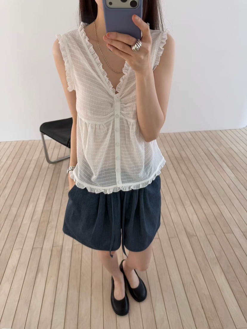 ARKIE/TAF韓國東大門直郵女士新品休閑26夏季短褲含腰繩ARKIE/TAF短褲