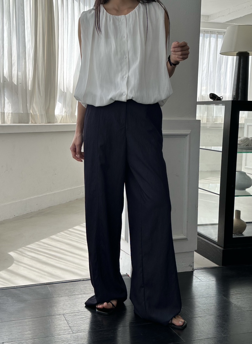 LE VASE韓國直郵實拍女裝新品26夏季休閑職業熱賣休閑褲LE VASE休閑褲圖色1
