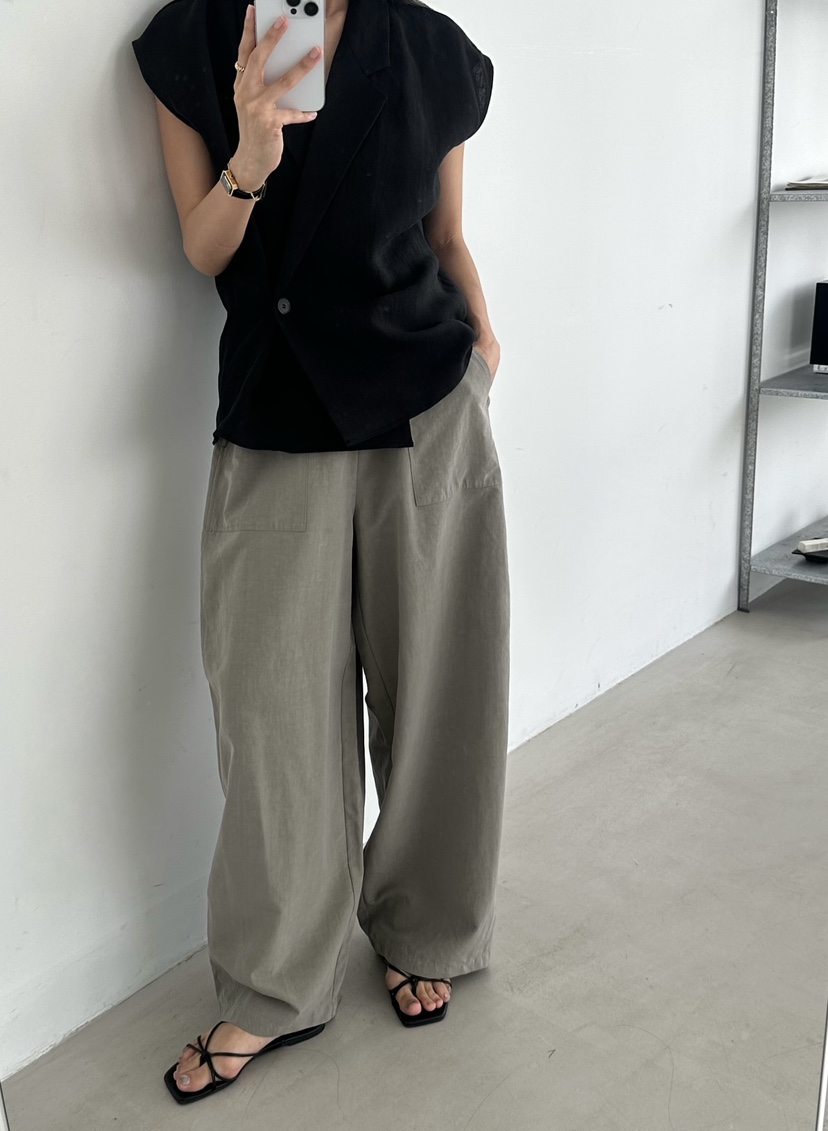 LE VASE韓國直郵女裝新品休閑熱賣推薦26夏季時尚26春夏馬甲LE VASE馬甲