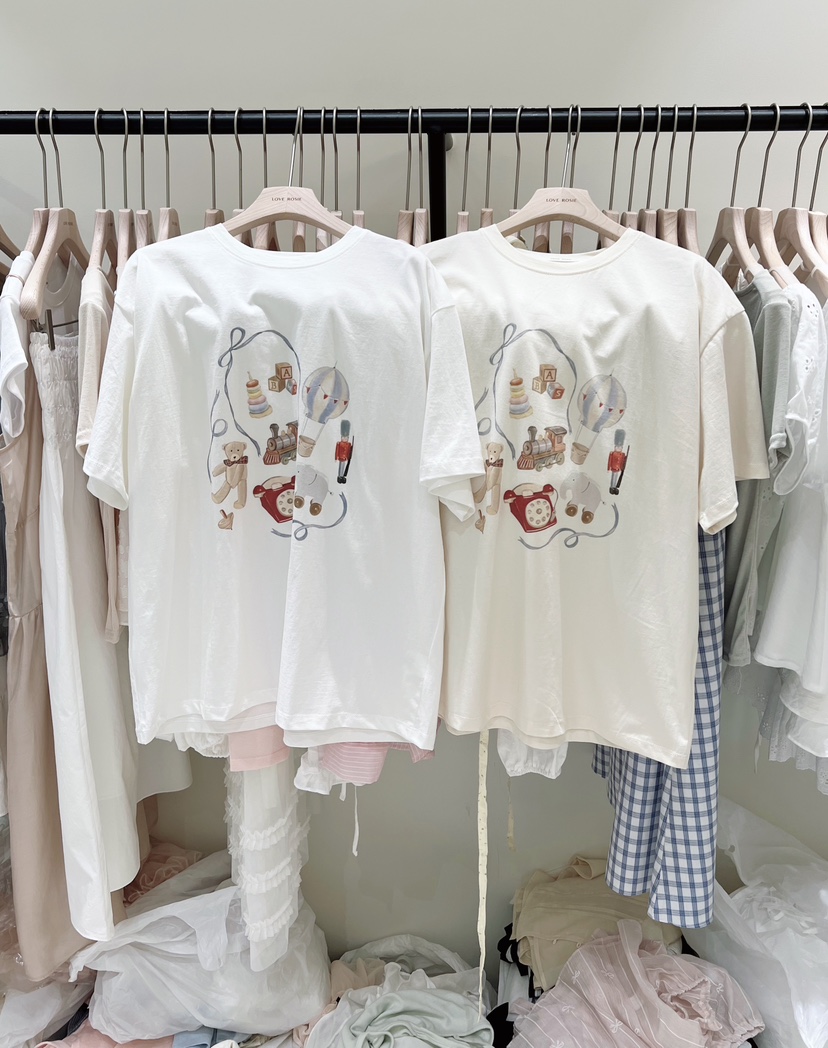 LOVE ROSIE韓國直郵女裝新品人氣熱賣職業休閑26春夏T恤LOVE ROSIET恤