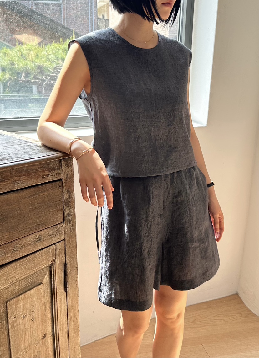 LE VASE東大門實拍韓國女裝新款26夏季推薦26春夏人氣短褲LE VASE短褲