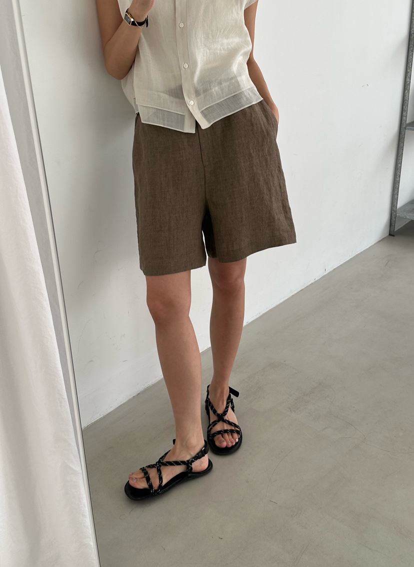LE VASE東大門實拍韓國女裝新款26夏季推薦26春夏人氣短褲LE VASE短褲