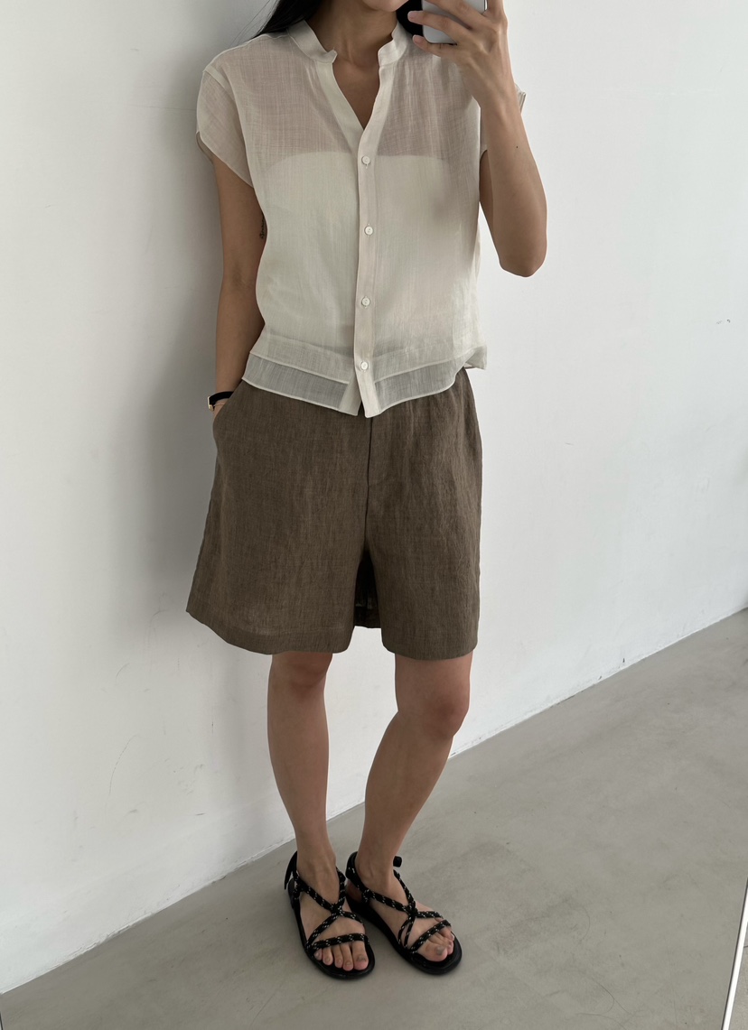 LE VASE東大門實拍韓國女裝新款26夏季推薦26春夏人氣短褲LE VASE短褲圖色3